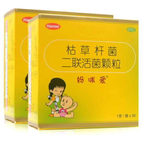 妈咪爱 枯草杆菌二联活菌颗粒1g*3...